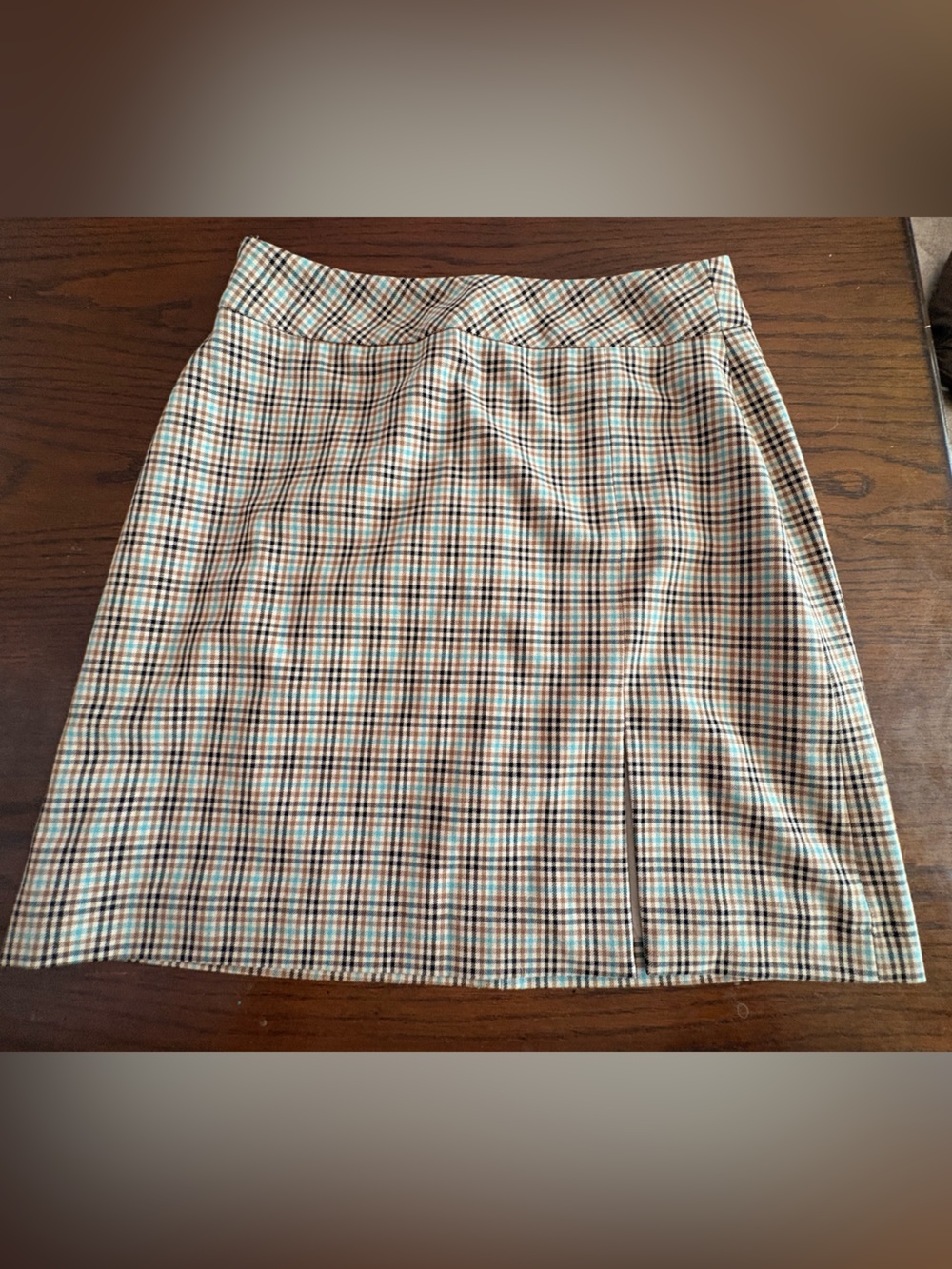 RW&Co Plaid Skirt - 6 - Waist 14"